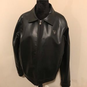 EA Italy Faux Leather Jacket